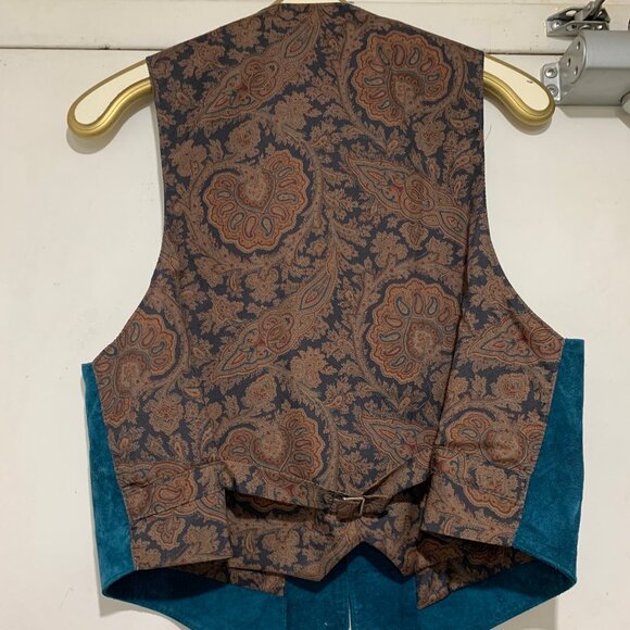 THE OLDE HIDE HOUSE ACTON VINTAGE LEATHER/SUEDE SKIRT SET SIZE M - Picture 3 of 9